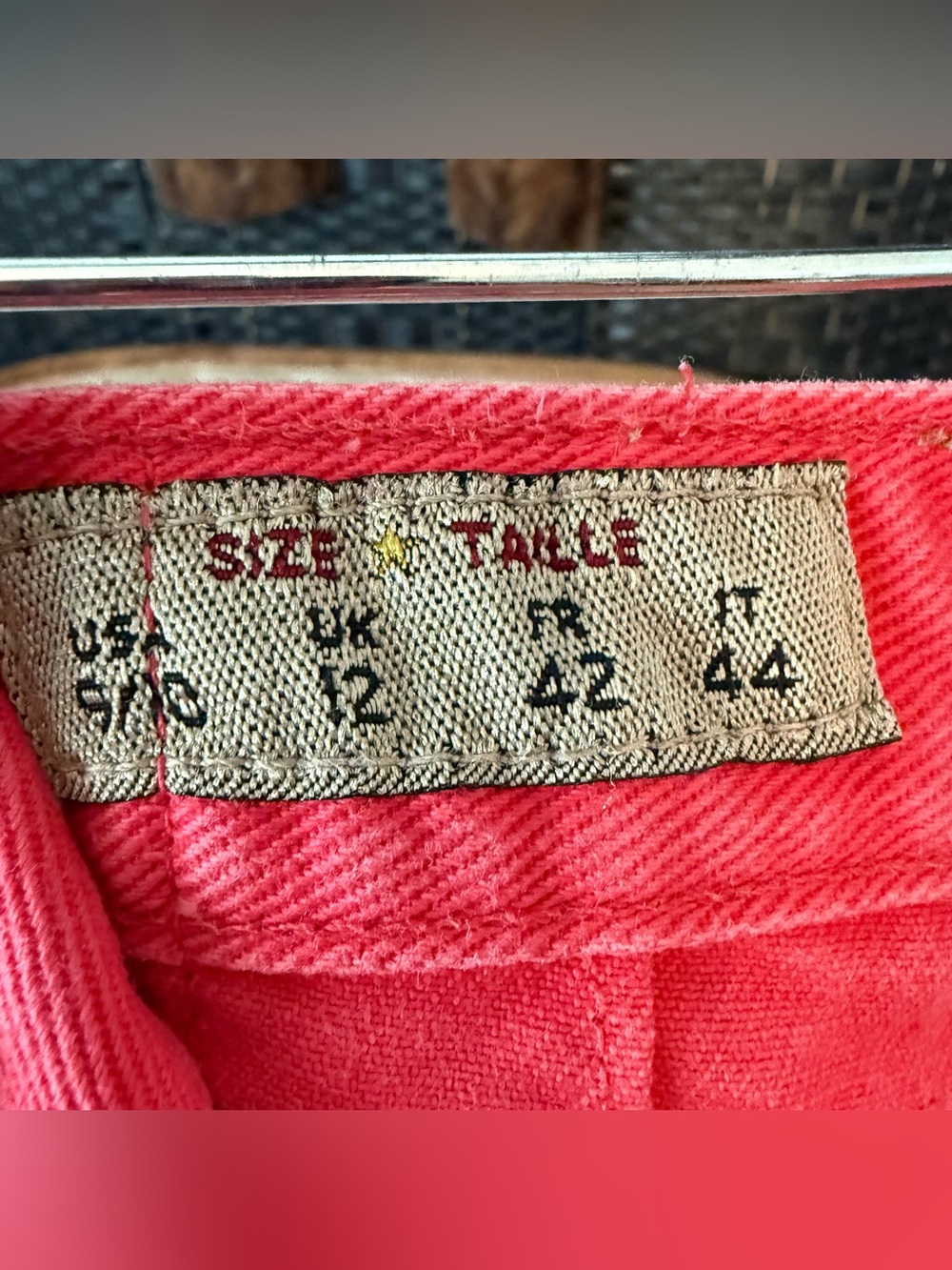 🩷 Vintage Express Pink Mom Jeans USA Made High Rise Tapered Leg Sz Medium - Picture 8 of 13